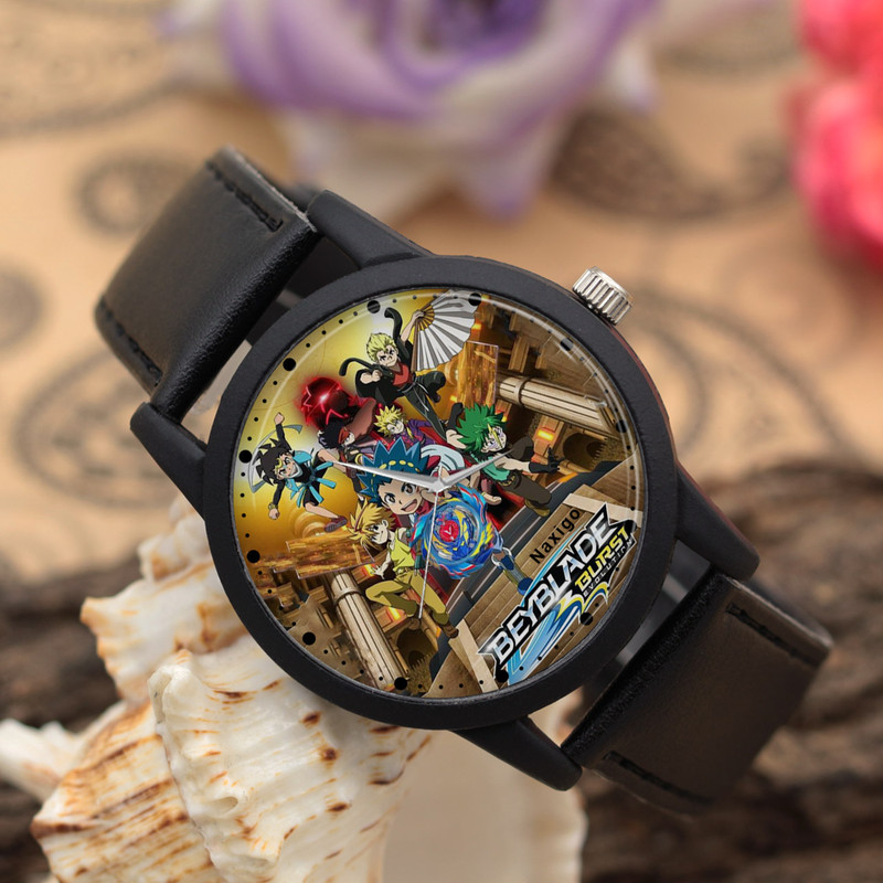 ساعت مچی عقربه ای ناکسیگو مدل فرفره های انفجاری کد LF13241