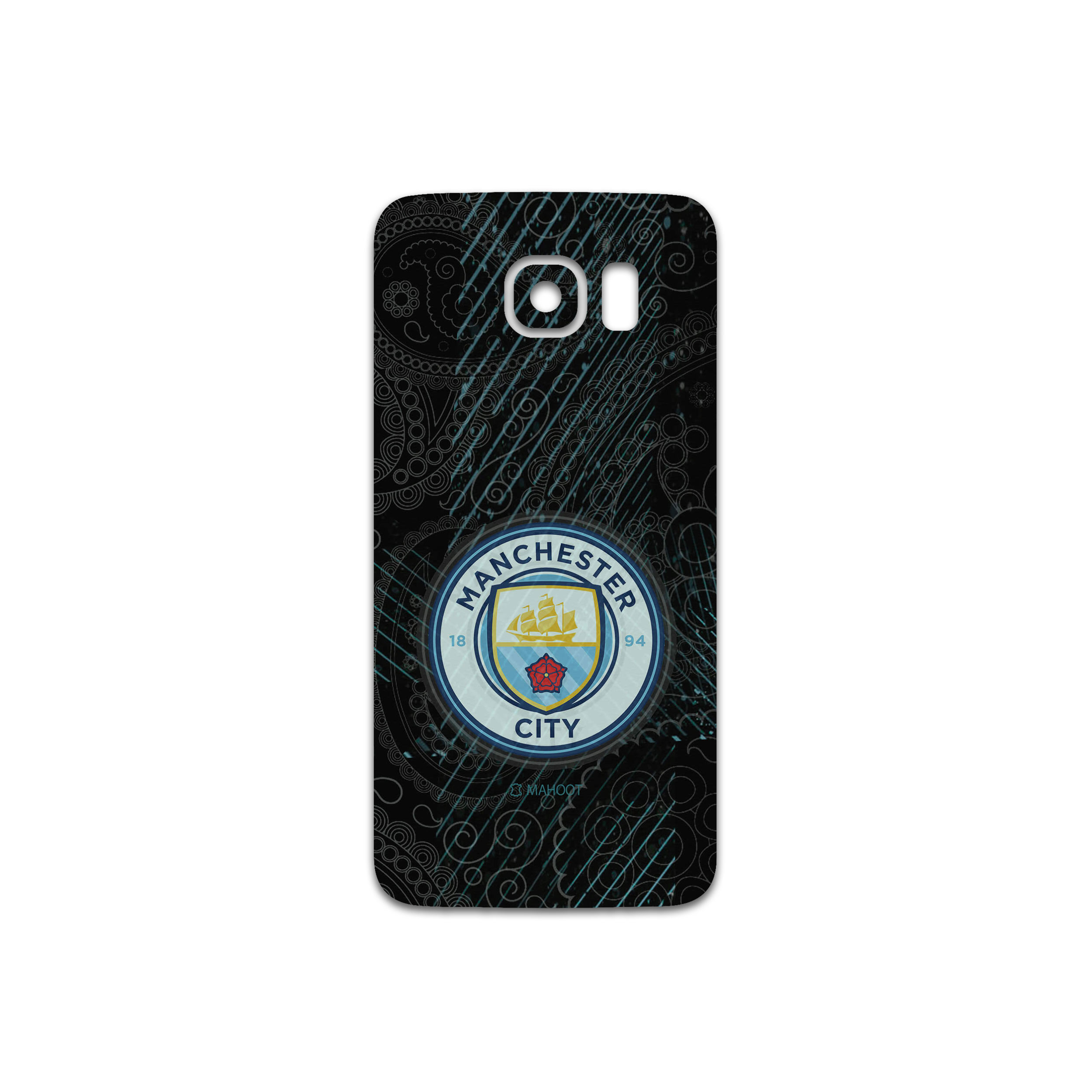 برچسب پوششی ماهوت مدل Manchester-City مناسب برای گوشی موبایل سامسونگ Galaxy S6