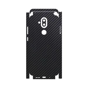 MAHOOT Black-Carbon-Fiber-FullSkin Cover Sticker for Nokia 8.1