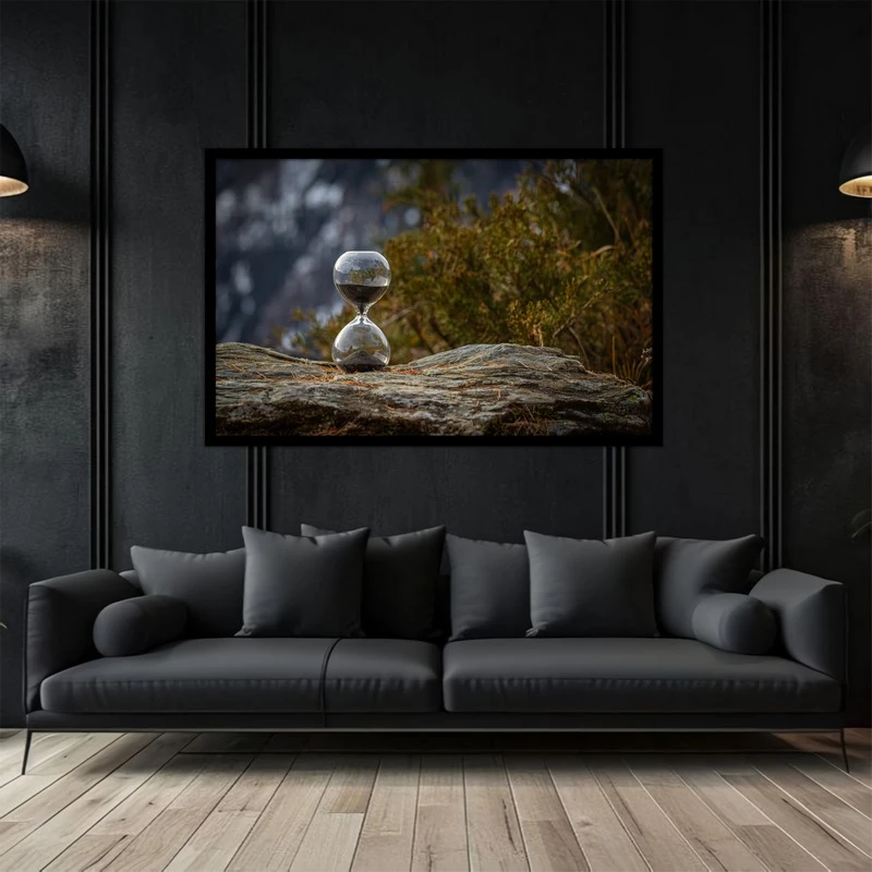 تابلو بکلیت طرح کلاسیک و دکوراتیو  زمانسنج مدل B-bu5143