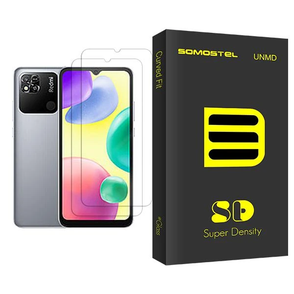 محافظ صفحه نمایش سوماستل مدل SD Glass MIX002 مناسب برای گوشی موبایل شیائومی Redmi 10A بسته دو عددی