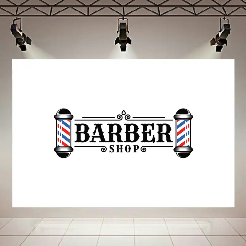 پوستر مدل بک لایت طرح آرایشگاه مردانه BARBERSHOP کد AR148