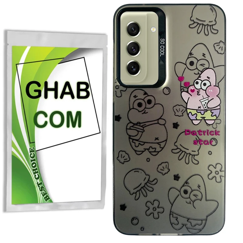 کاور قاب کام مدل PTSR طرح پاتریک مناسب برای گوشی موبایل سامسونگ Galaxy S21 FE