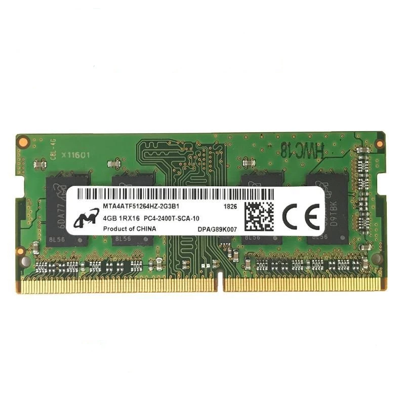 رم لپ تاپ DDR4 تک کاناله 2400 مگاهرتز میکرون مدل PC4 ظرفیت 4 گیگابایت