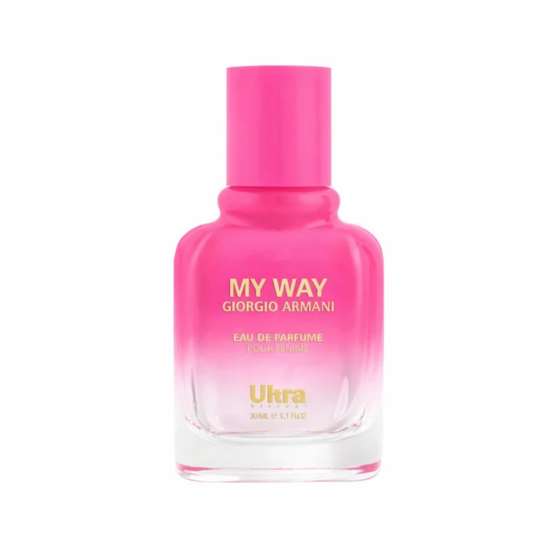 عطر جیبی زنانه اولترا ویرچوآل مدل My Way با رایحه شیرین و گلی حجم 30 میلی‌لیتر
