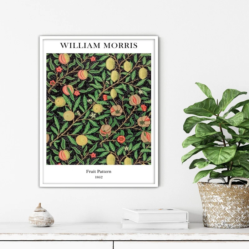 تابلو آتریسا طرح نقاشی کلاسیک مدرن مدل ATFHW31 فریم سفید