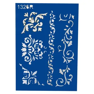 شابلون طرح گل کد Fr1326R