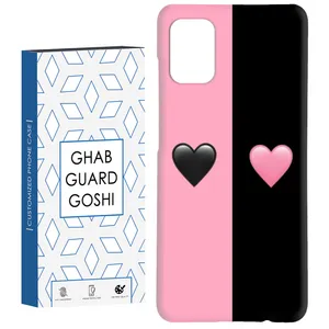 کاور قاب گارد گوشی طرح صورتی مشکی کد Dimo-251 مناسب برای گوشی موبایل سامسونگ Galaxy A31