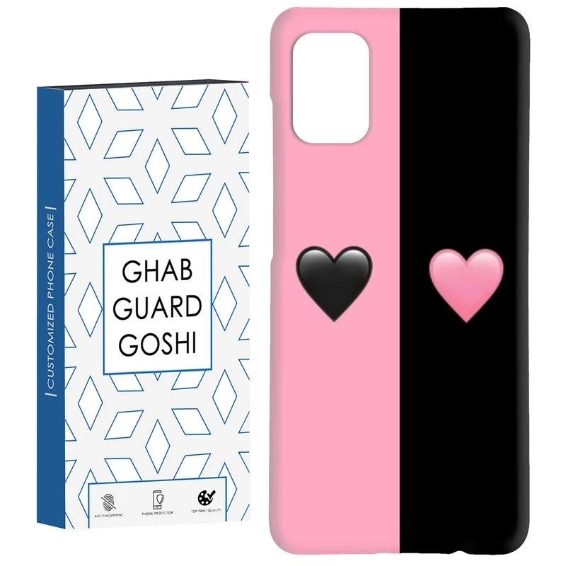 کاور قاب گارد گوشی طرح صورتی مشکی کد Dimo-251 مناسب برای گوشی موبایل سامسونگ Galaxy A31