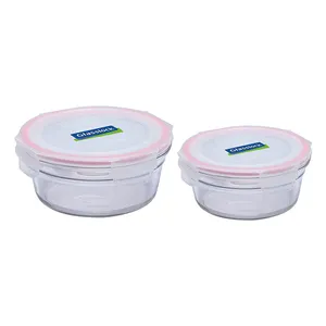 ظرف نگهدارنده گلس لاک مدل GL17911 مجموعه دو عددی 