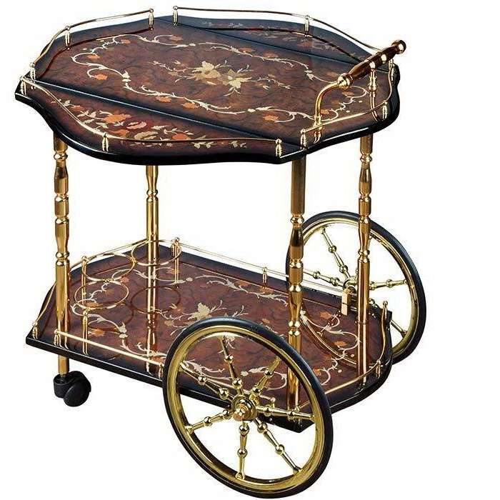 میز پذیرایی مدل كالسكه اي M-209