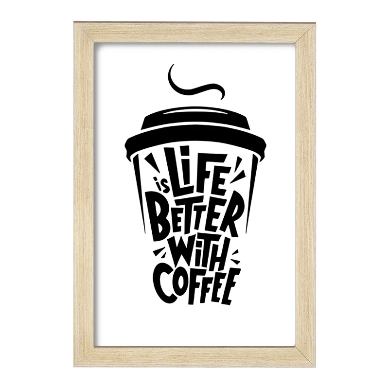 تابلو خندالو مدل قهوه (COFFEE) کد F11876