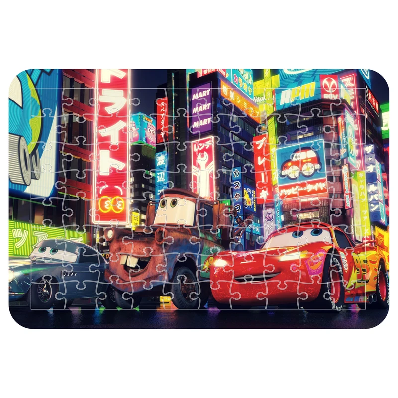 پازل 54 تکه مدل CHB1751 طرح انیمیشن ماشین ها مک کویین