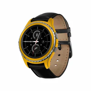 برچسب ماهوت طرح Matte-Deep-Mustard مناسب برای ساعت هوشمند سامسونگ Galaxy Gear S2 Classic