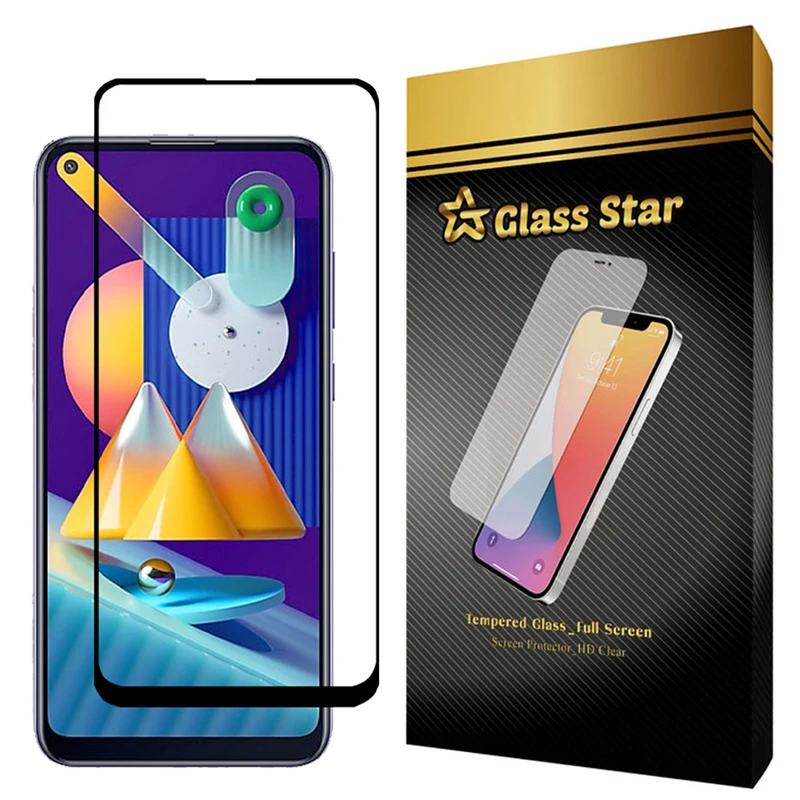 محافظ صفحه نمایش گلس استار مدل FUL مناسب برای گوشی موبایل سامسونگ Galaxy M11