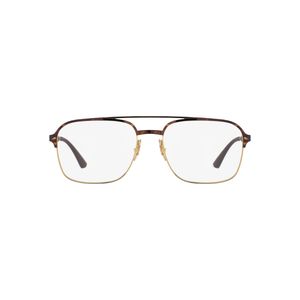 فریم عینک طبی خلبانی (Aviator) مردانه ری بن مدل 0RX6404-2917-56 مناسب برای صورت گرد، لوزی، قلب و بیضی