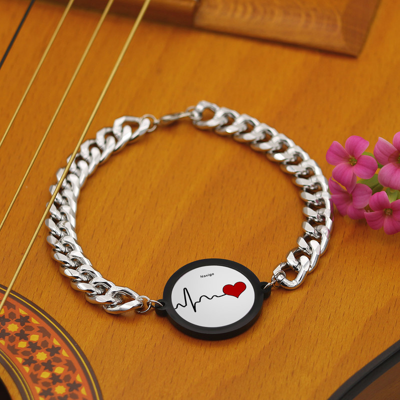 دستبند ناکسیگو مدل ضربان قلب کد BZ7193