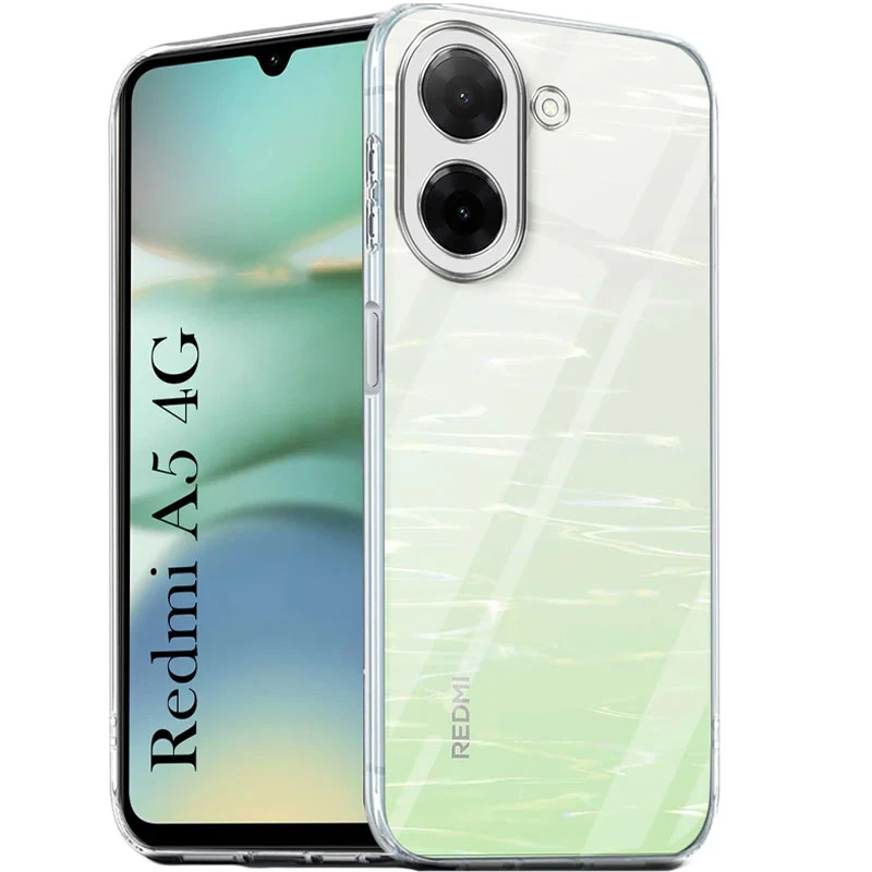 کاور مسیر مدل Plain Clear Jelly مناسب برای گوشی موبایل شیائومی و پوکو Redmi A5 4G / C71