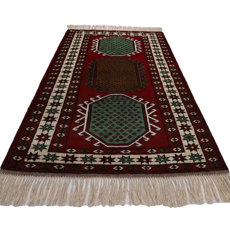 فرش دستبافت دو متری طرح خراسان کد 4020509