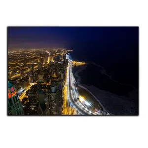 تابلو شاسی بکلیت طرح منظره شهر در شب مدل SH-459