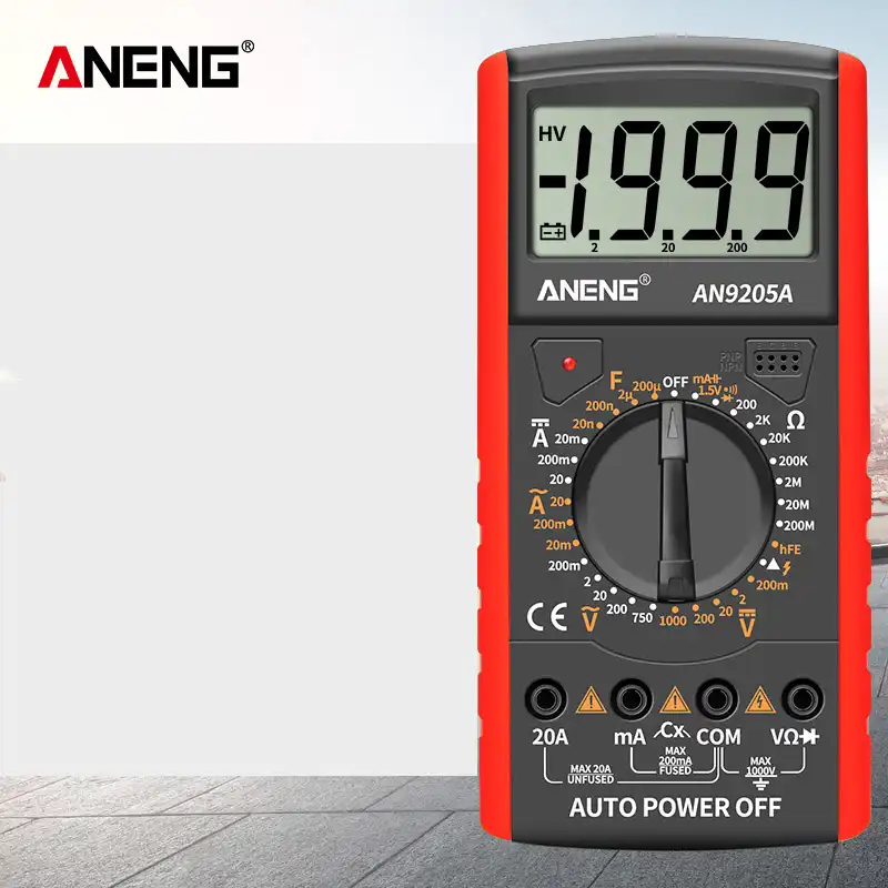 مولتی متر دیجیتال آننگ مدل AN9205A کد RED