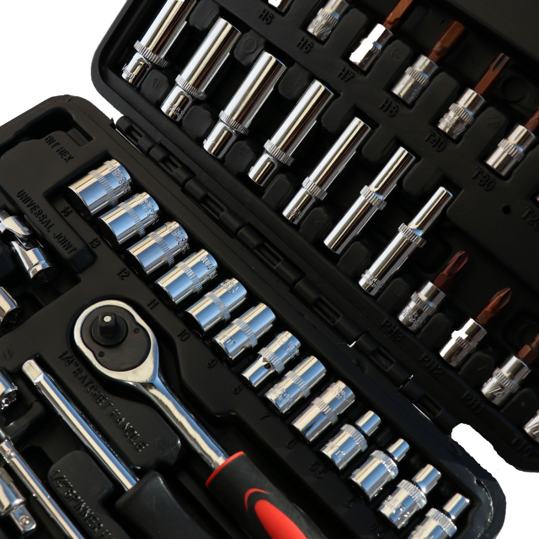 مجموعه 53 عددی آچار و سری بکس و پیچ گوشتی لوچان مدل 5053