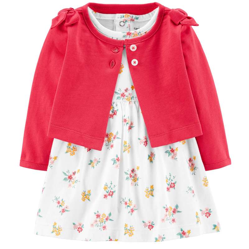 ست کت و سارافون نوزادی کارترز مدل 1066