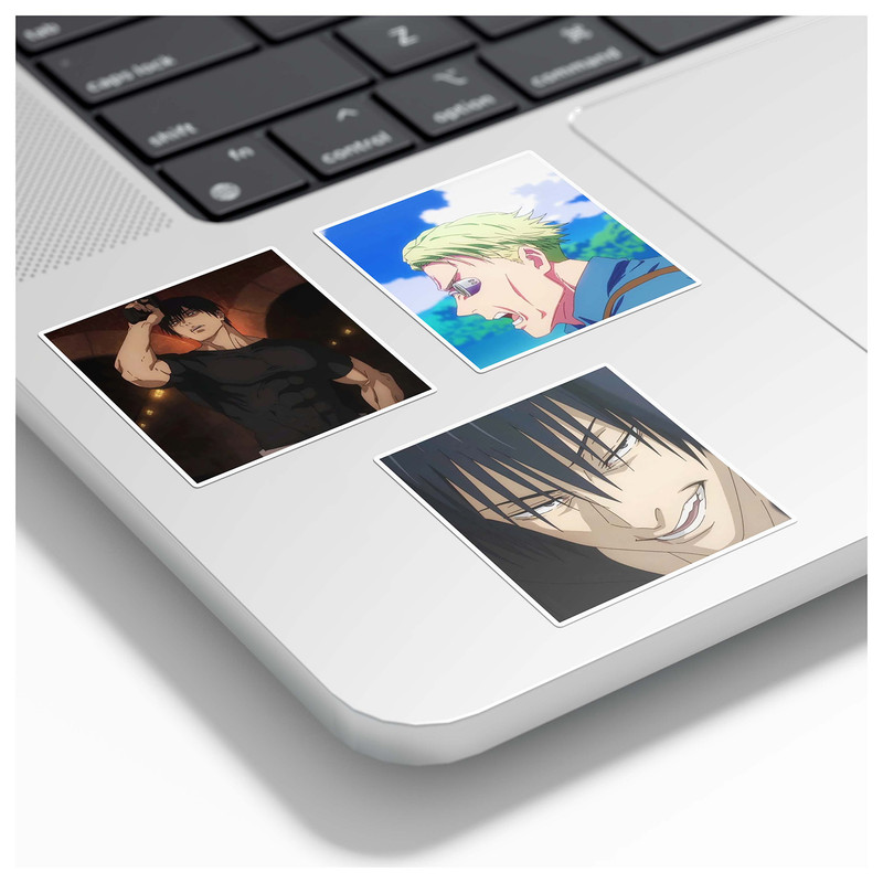استیکر و برچسب گوفی مدل توجی و نانامی انیمه جوجوتسو کایسن Jujutsu Kaisen Anime کد K10 مجموعه 8 عددی
