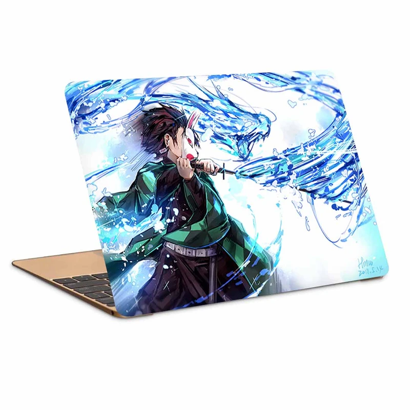استیکر لپ تاپ طرح Demon Slayer Kimetsuکد N-139مناسب برای لپ تاپ 15.6 اینچ