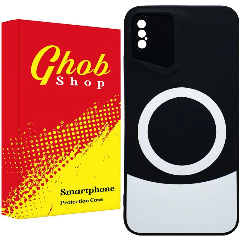 کاور قاب شاپ مدل مگ سیف طرح دو رنگ مناسب برای گوشی موبایل اپل iPhone XS Max