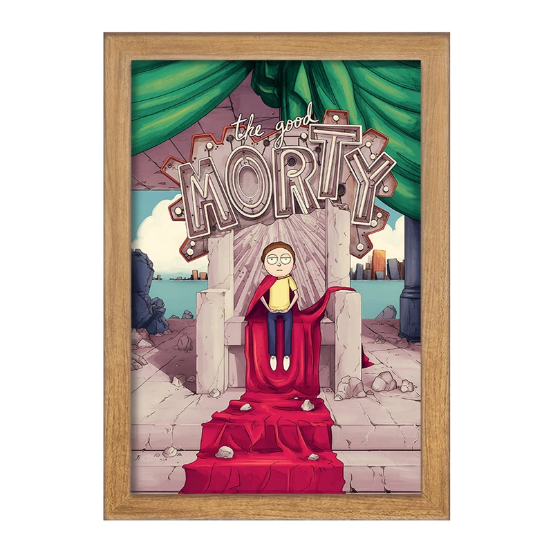 تابلو خندالو مدل  مورتی (Morty) کد F4930