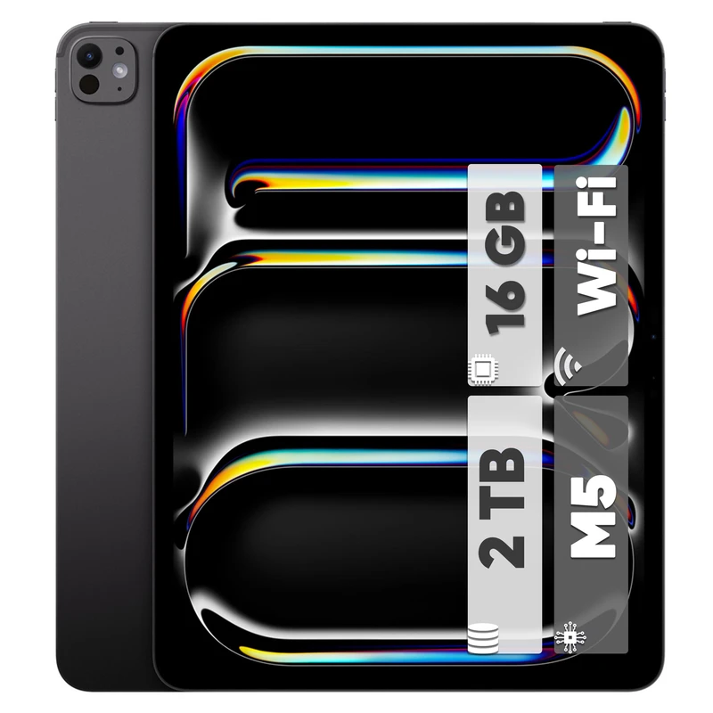 تبلت 13 اینچ اپل مدل IPad Pro 2025 M5 Wi-Fi ظرفیت 2 ترابایت و رم 16 گیگابایت، رزولوشن دوربین 12 مگاپیکسل، پشتیبانی از قلم و کیبورد 