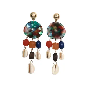 گوشواره زنانه سیکس مدل صدفی