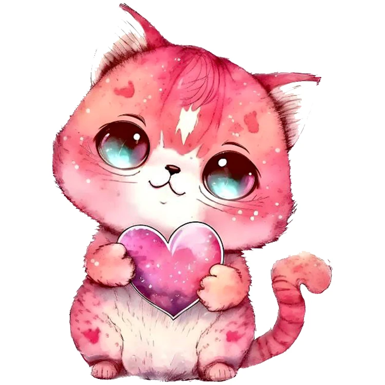 استیکر پارچه و لباس پاد آفرین مدل گربه  کیوت کد 798