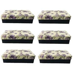 جعبه هدیه مدل بنفشه بسته 6 عددی