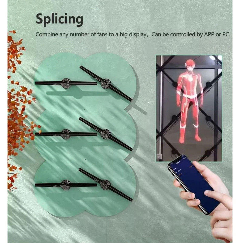 دستگاه LED هولوگرافی مدل HD-F42  WiFi