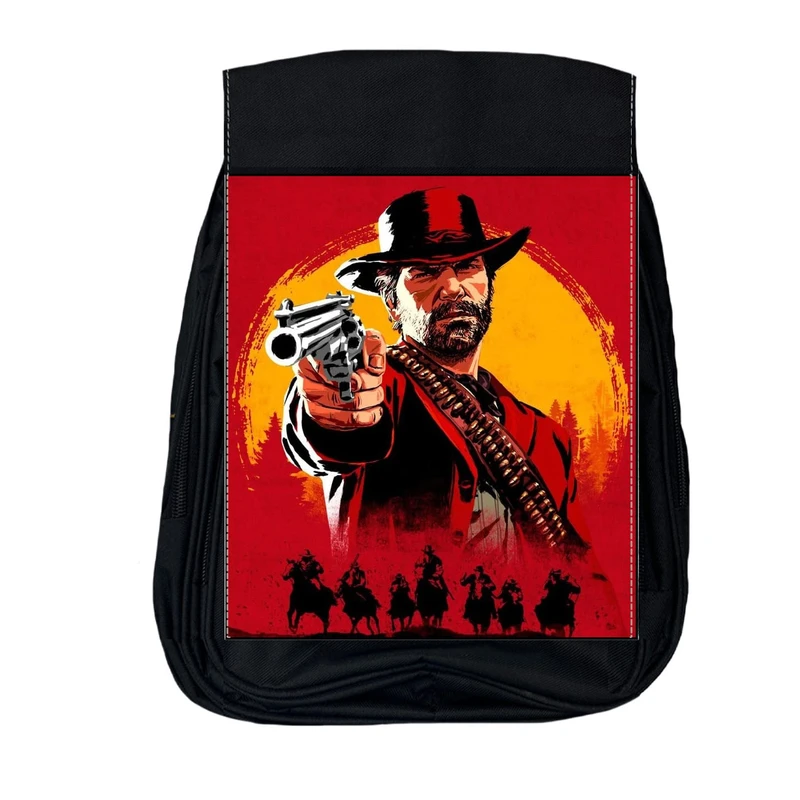 کوله پشتی مدرسه مدل red dead کد12