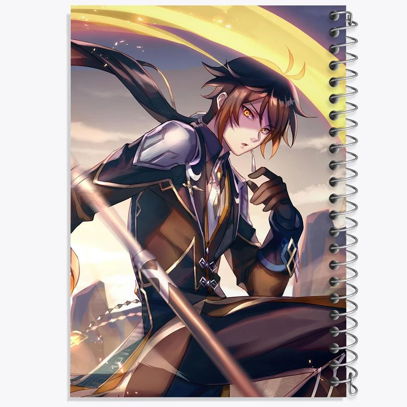 دفتر لیست خرید 50 برگ خندالو طرح بازی گنشین ایمپکت Genshin Impact کد 24624