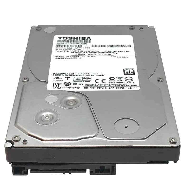 هارددیسک اینترنال توشیبا مدل A200 7200RPM SATA 64MB CACHE BULK ظرفیت 2 ترابایت عکس شماره 2