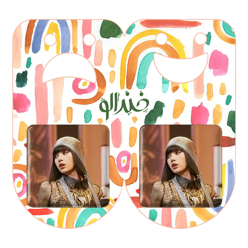 پیکسل خندالو مدل لیسا بلک پینک کد 14350 به همراه مگنت