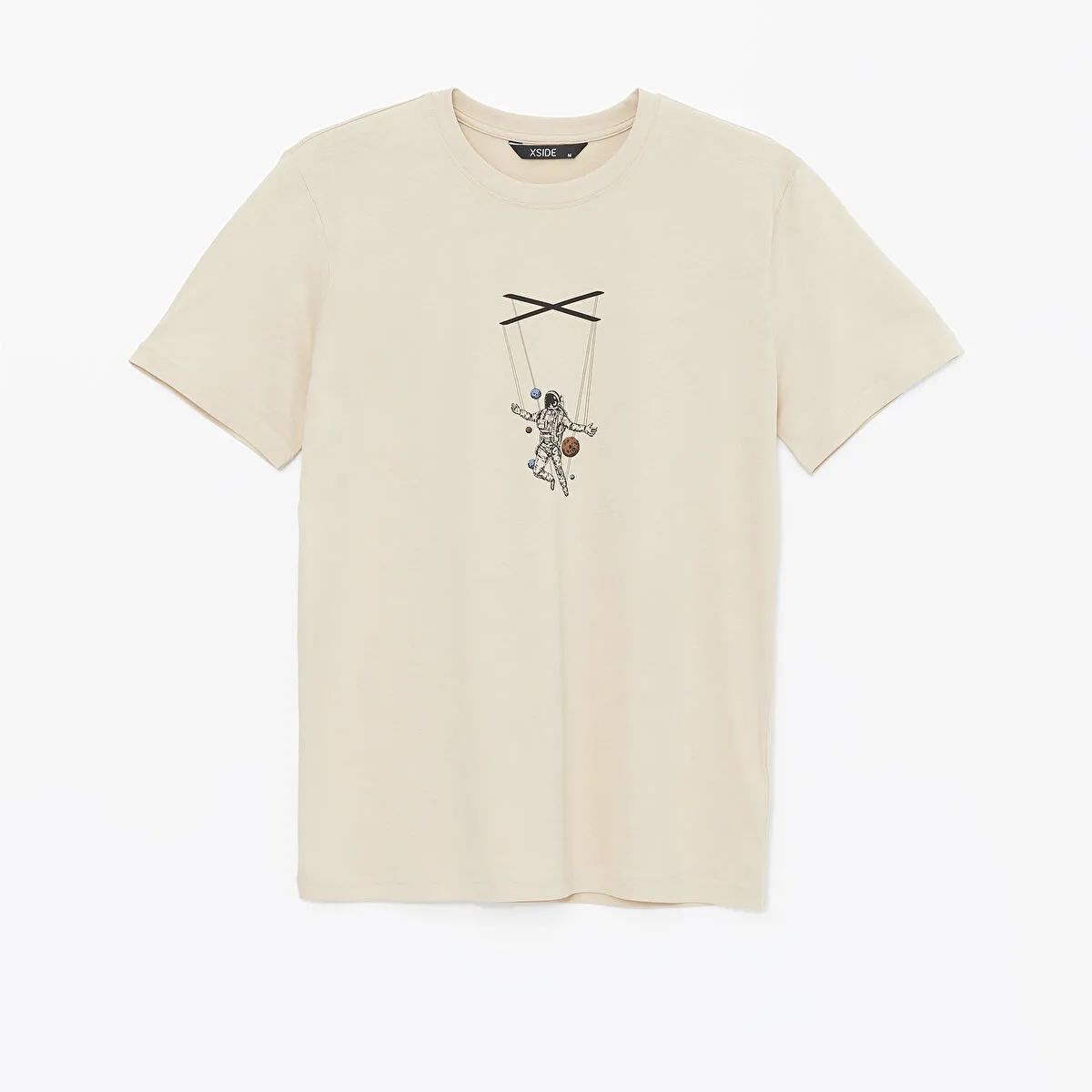 تی شرت آستین کوتاه مردانه ال سی وایکیکی مدل Cotton-SpaceMan -  - 4