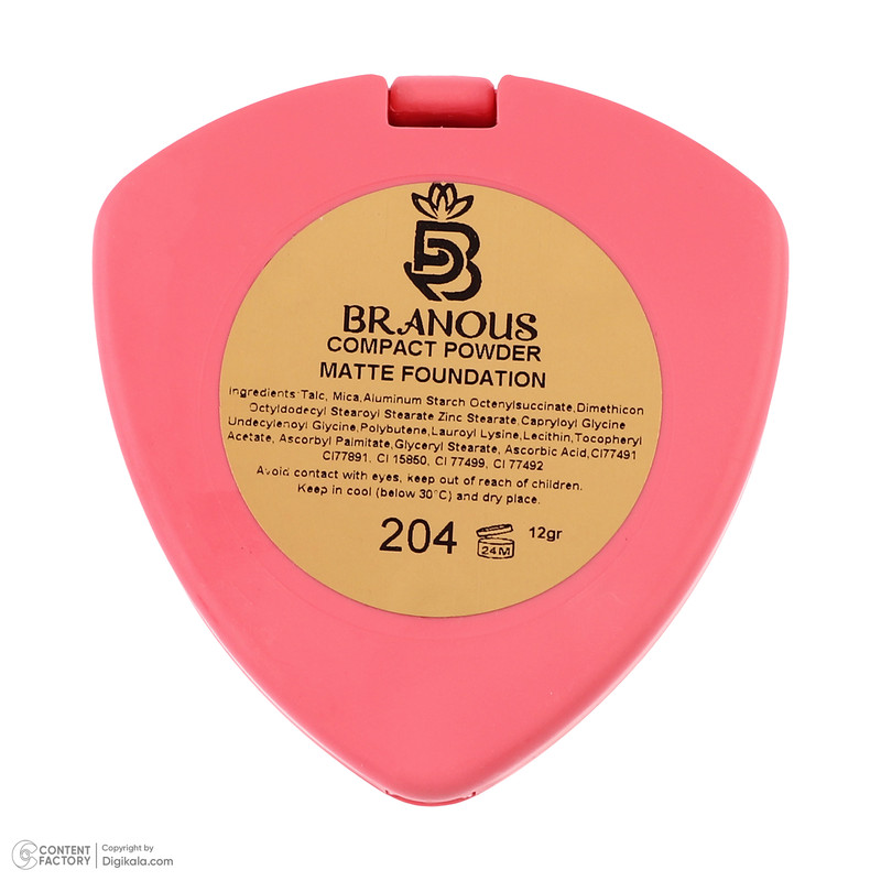 پنکیک برانوس مدل Long Lasting شماره 204 کاور بالا