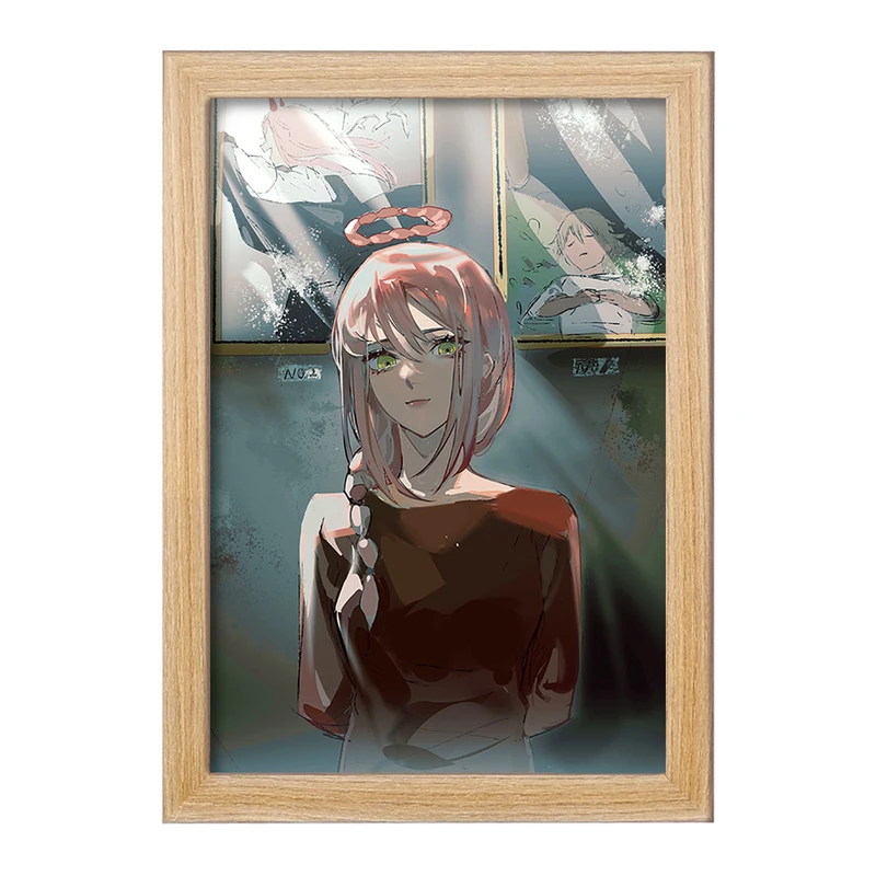 تابلو خندالو مدل ماکیما انیمه مرد اره ای Chainsaw Man  کد 17911