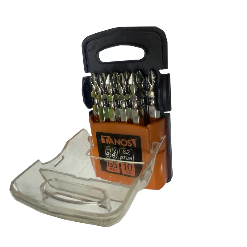 سری پیچ گوشتی دو سر چهار سو تانوس مدل SMT-TANOS-4SO-PH2 بسته 10 عددی