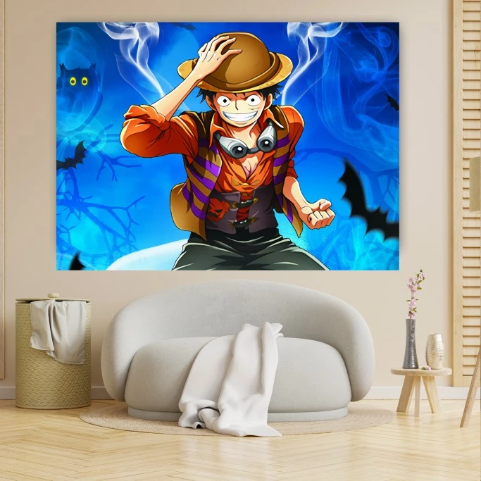 پوستر پارچه ای طرح انیمه وان پیس - One Piece مدل SDP72314