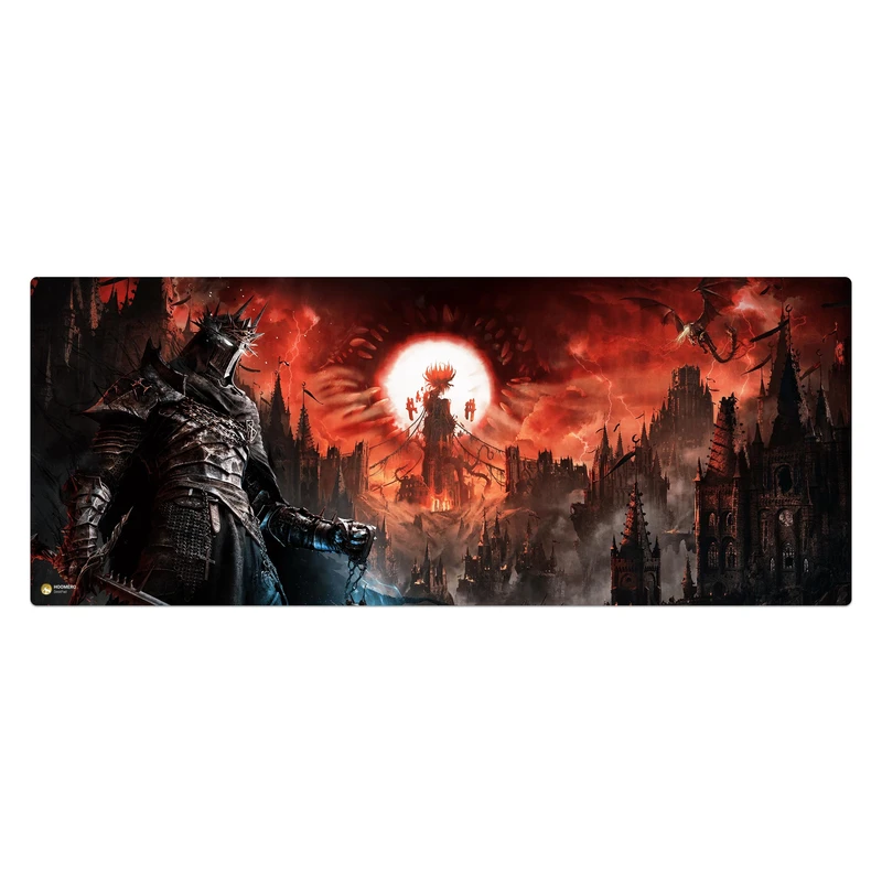 ماوس پد هومرو مدل HX518 طرح The Lords of the Fallen سایز 40x100 سانتی‌متر