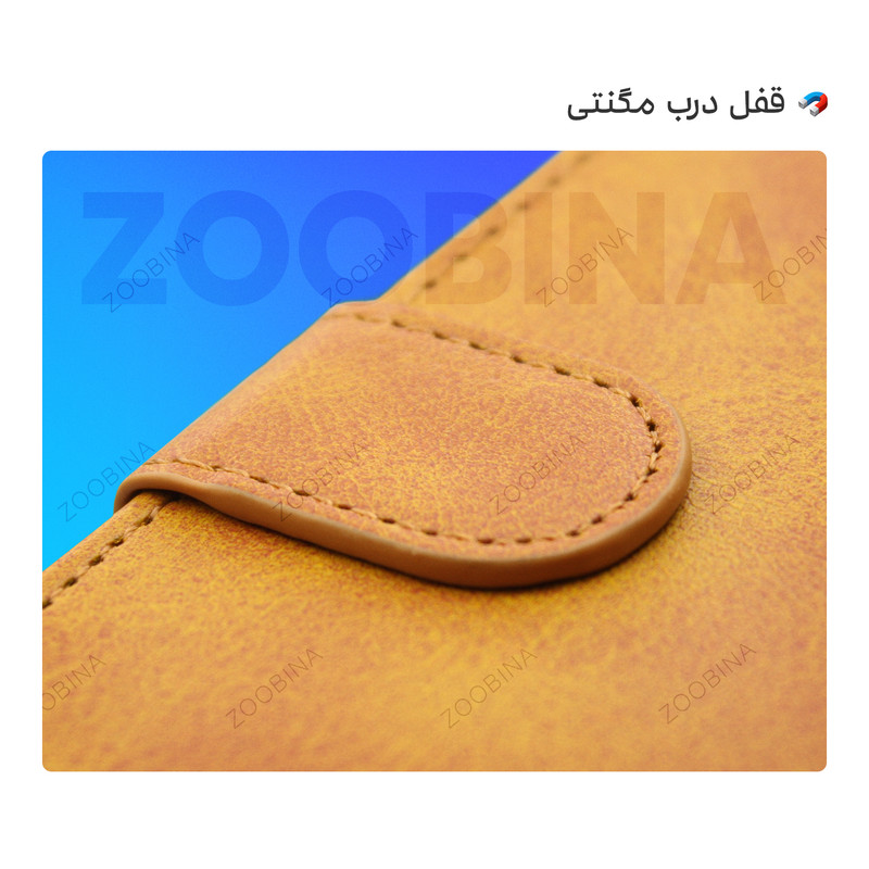 کیف کلاسوری زوبینا مدل Zip مناسب برای گوشی موبایل سامسونگ Galaxy Note 20 Ultra