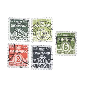 تمبر یادگاری مدل دانمارک کد DS4706 مجموعه 5 عددی