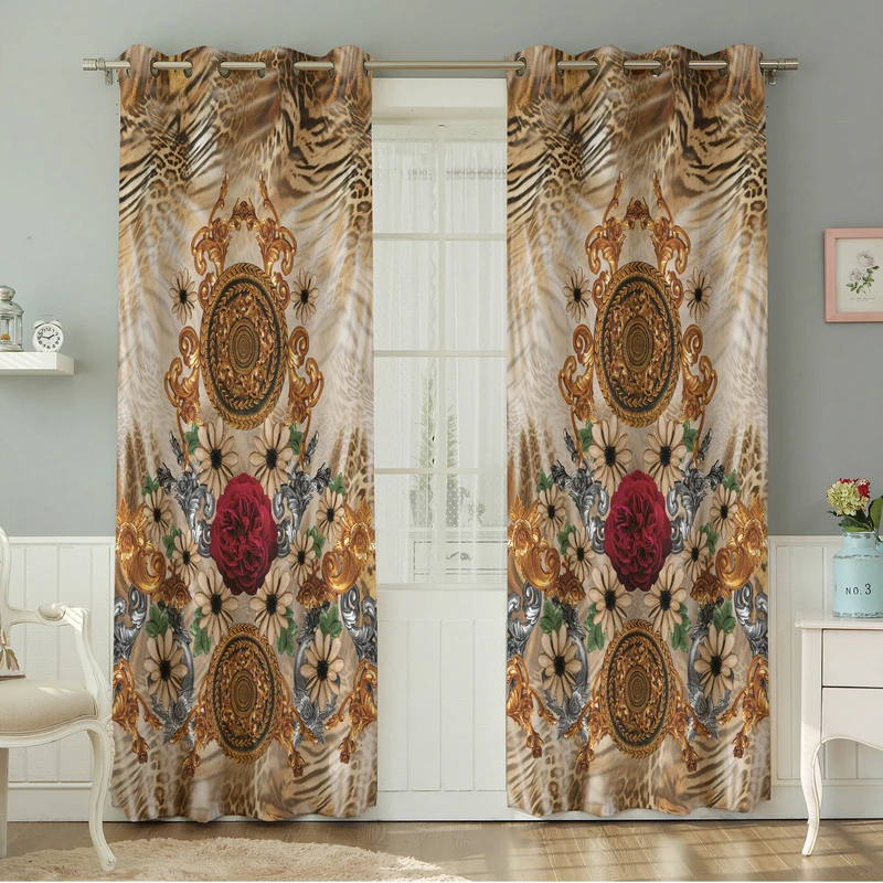 پرده نیروانا طرح   مدرن مدل هازان کد 4585 سایز 140×280 سانتی متر