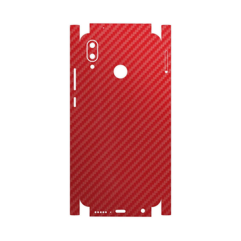 برچسب پوششی ماهوت مدل Red-Fiber-FullSkin مناسب برای گوشی موبایل هوآوی Nova 3e
